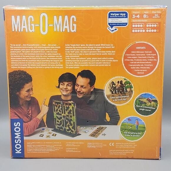 Magnetic Labyrinth Thames & Kosmos Boardgame Mag-O-Mag Box Unique New - Picture 2 of 7